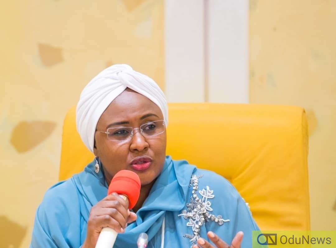 Aisha Buhari Reacts To Sharing "Fake News" On Naira Swap  
