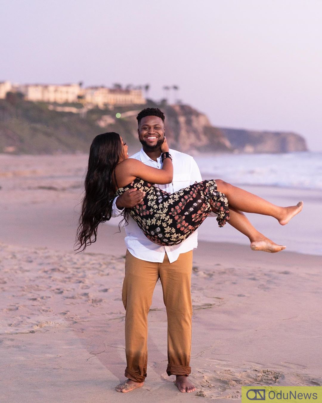 Davido's Brother & New Bride Get Cozy In Honeymoon Photos  