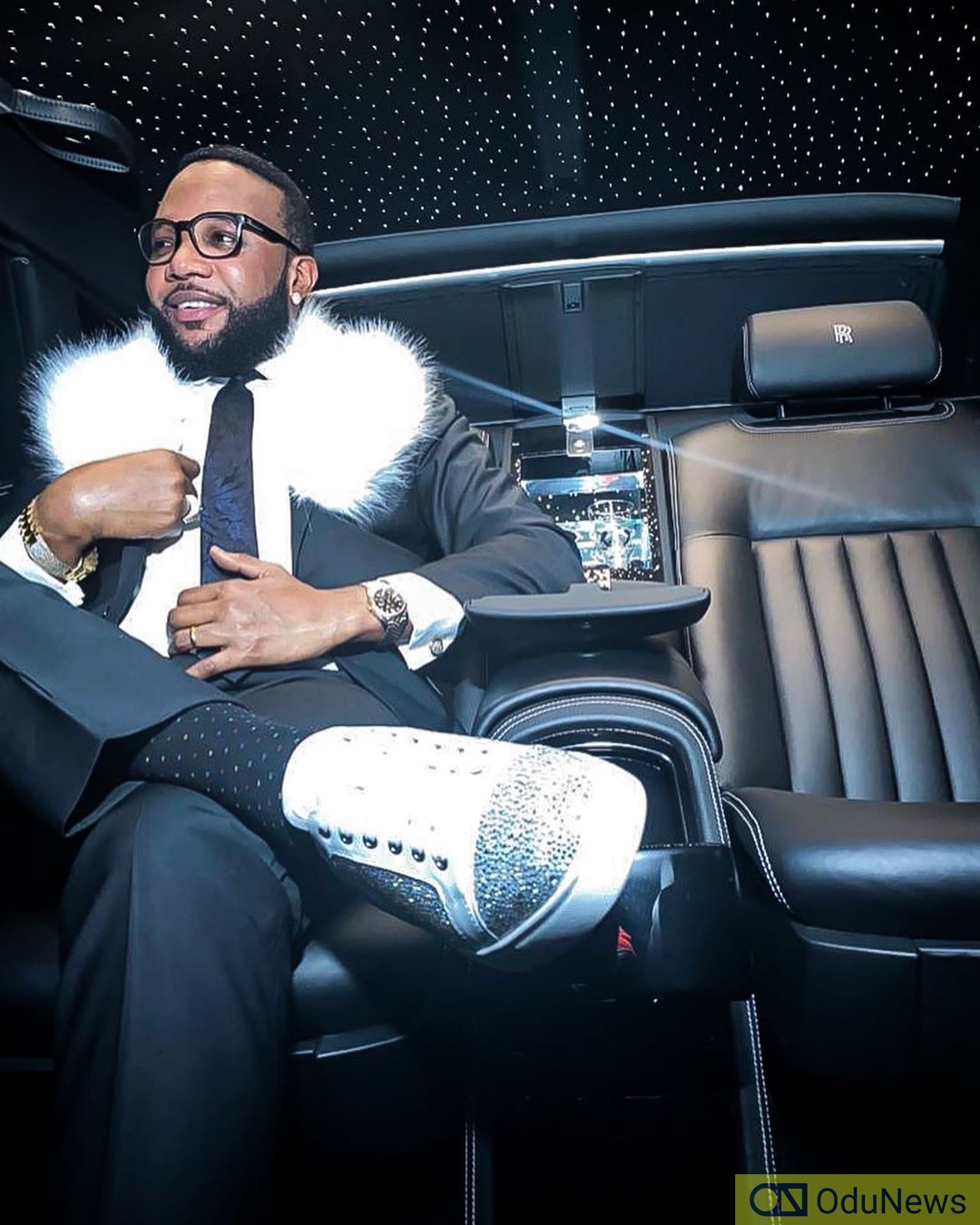 E-Money Showers Staff With Car Gifts Oh His Birthday [PHOTOS]