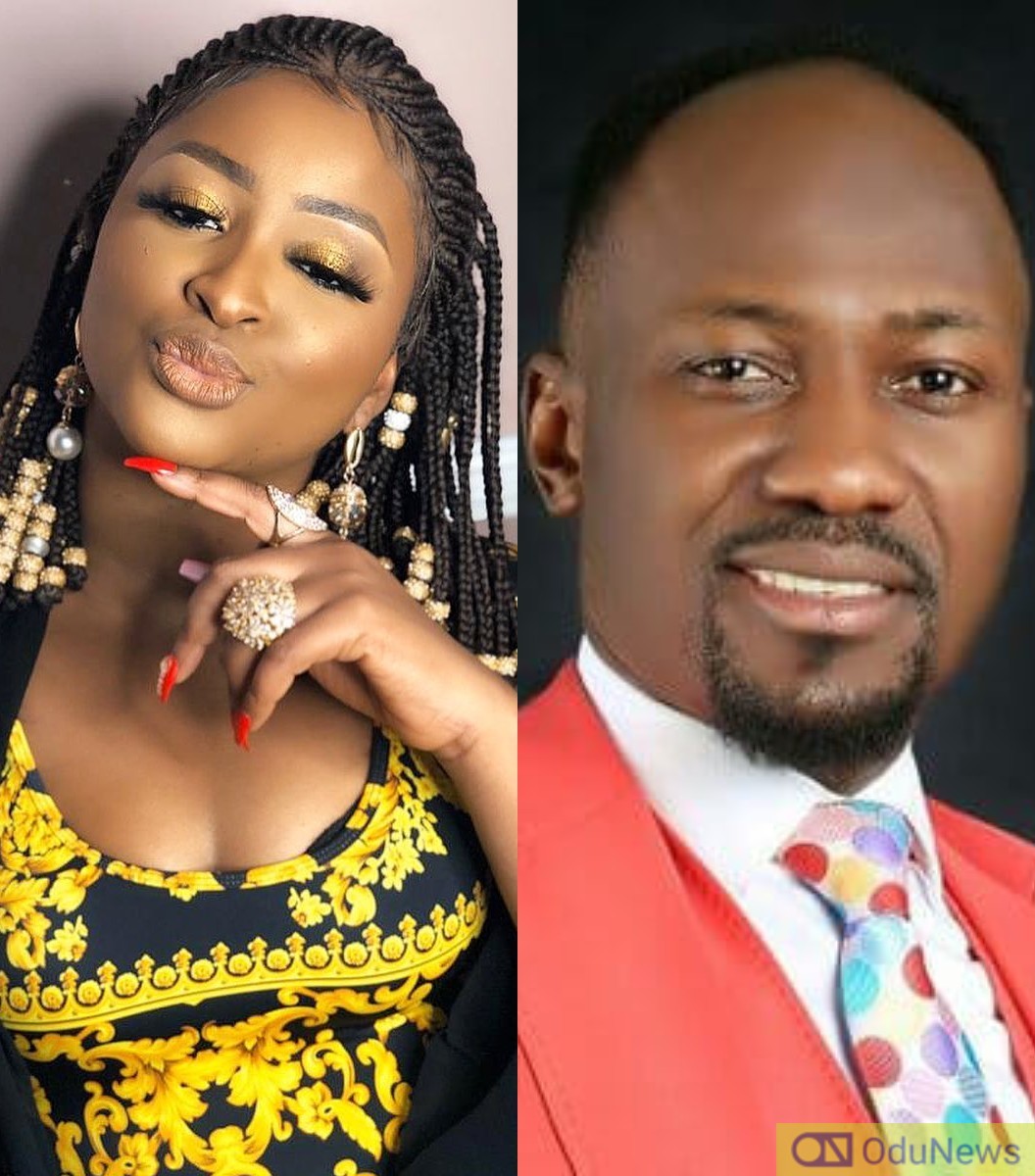 Your Side Chick Is One Of Us - Etinosa Hits Back At Apostle Suleman Over Bleaching Comments  