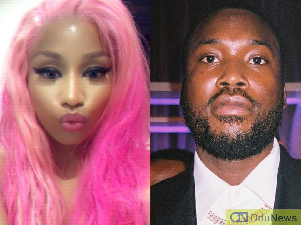 Nicki Minaj Sparks At Meek Mill, Calls Him A "Woman Beater"  