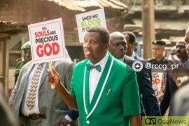 Pastor Adeboye Leads Walk Protest With RCCG Members Across Nigeria  