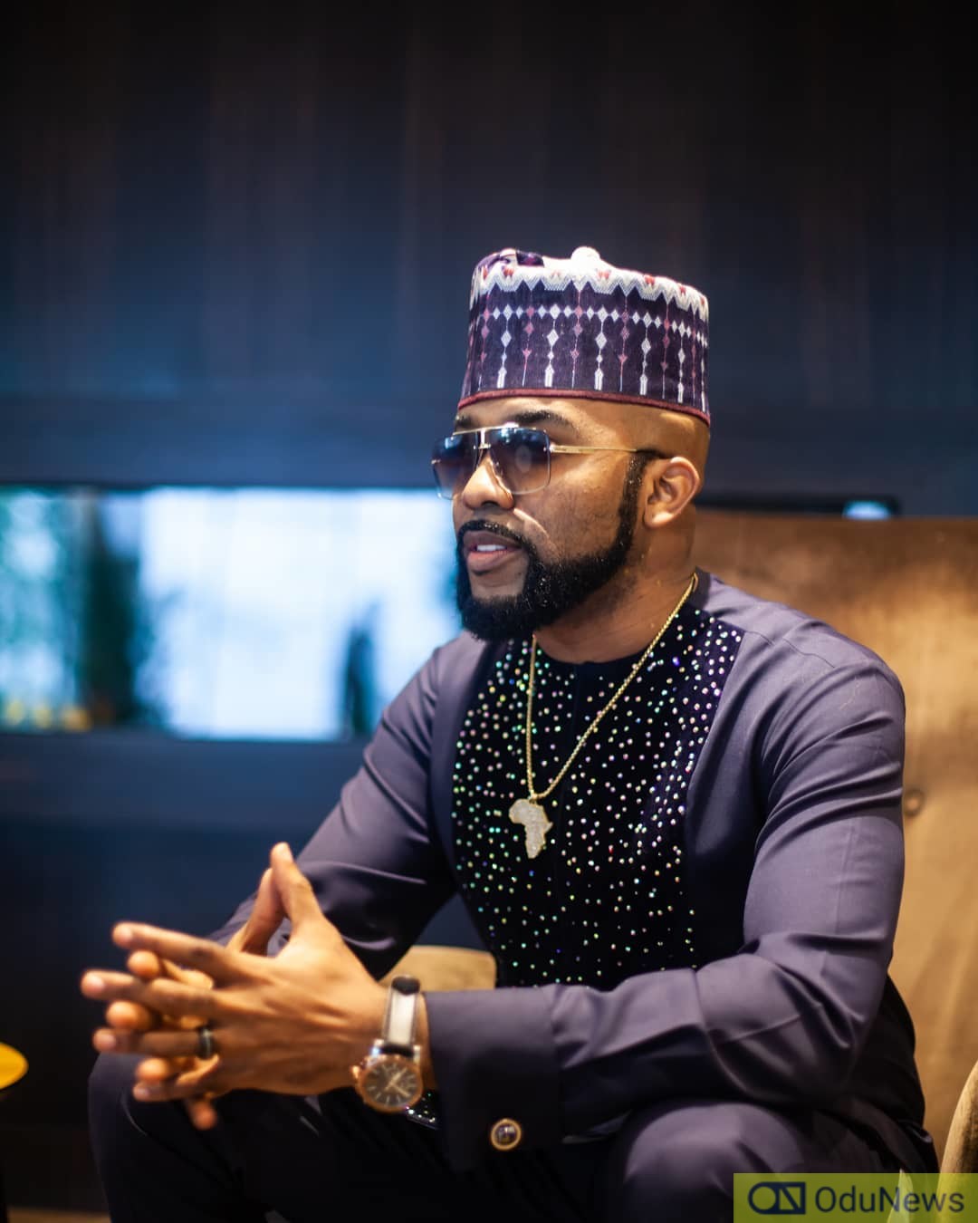 Singer Banky W Seen Preaching In Church [VIDEO]  