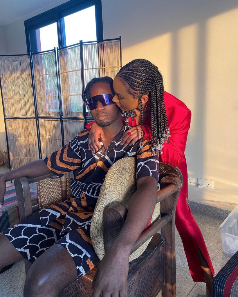 Mr Eazi Sends Romantic Birthday Message To His 'Queen' Temi Otedola  