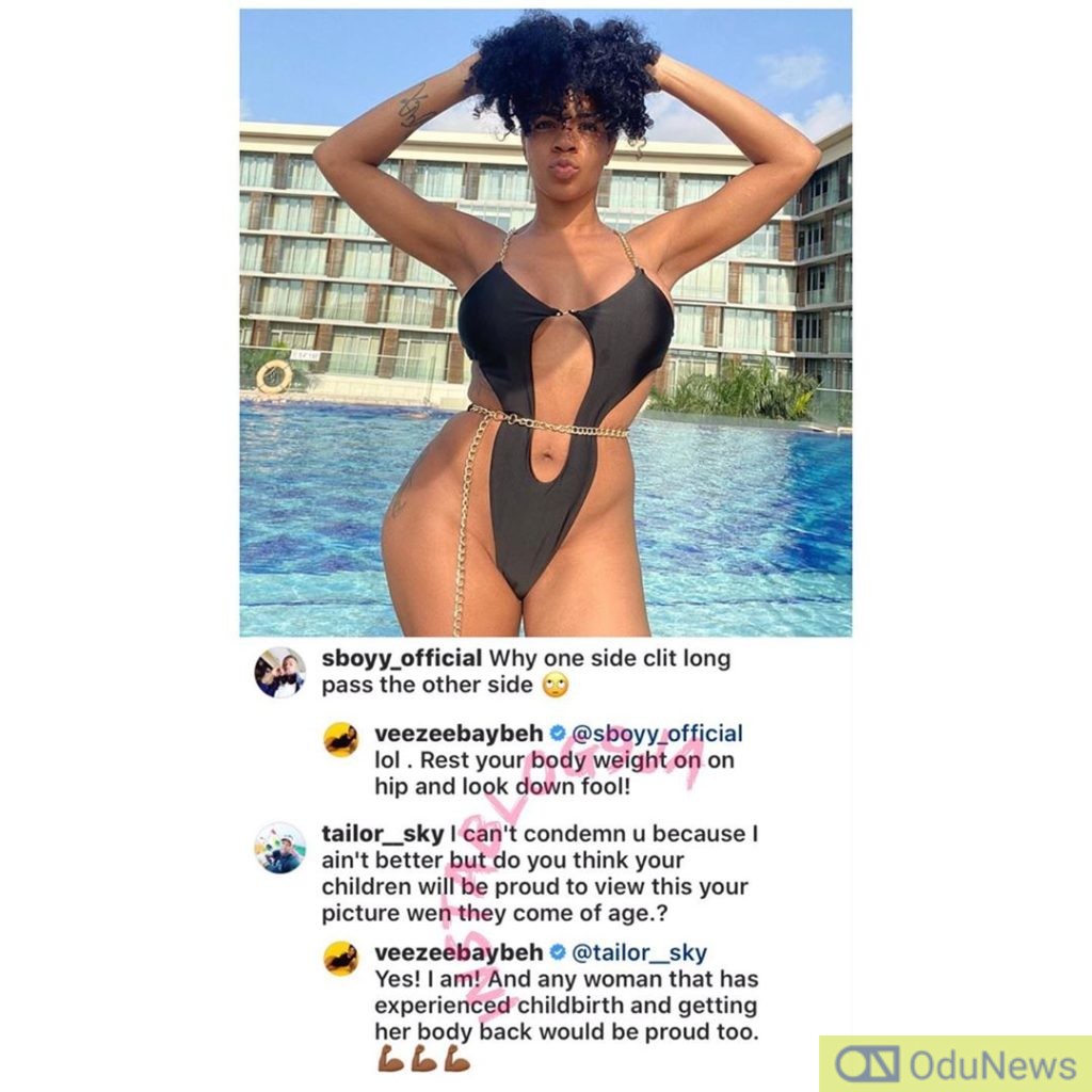BBNaija Star Venita Akpofure Claps Back At Fan Who Criticised Her Bikini Photo  