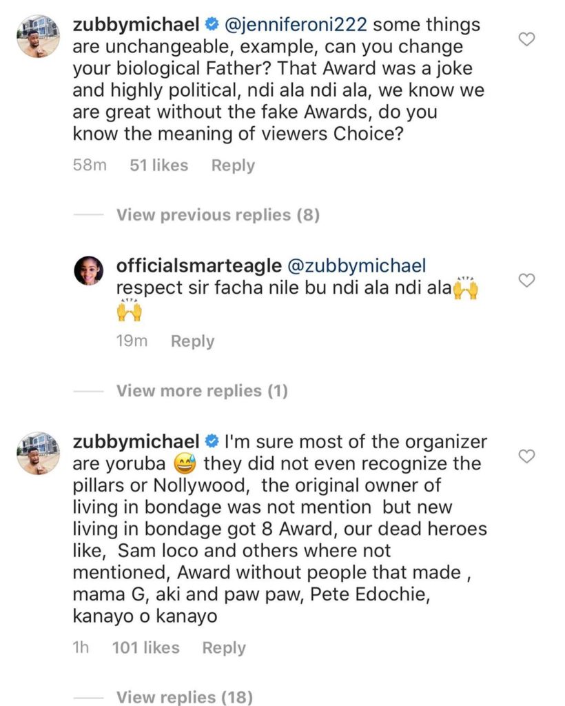 Actor Zubby Michael Calls Out AMVCA Organizers Over Alleged Tribalism  