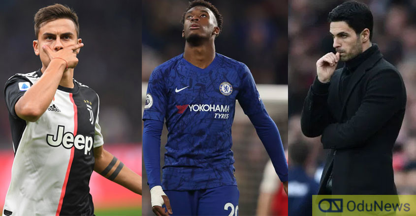 Coronavirus: Mikel Arteta, Hudson-Odoi, Paulo Dybala Test Positive