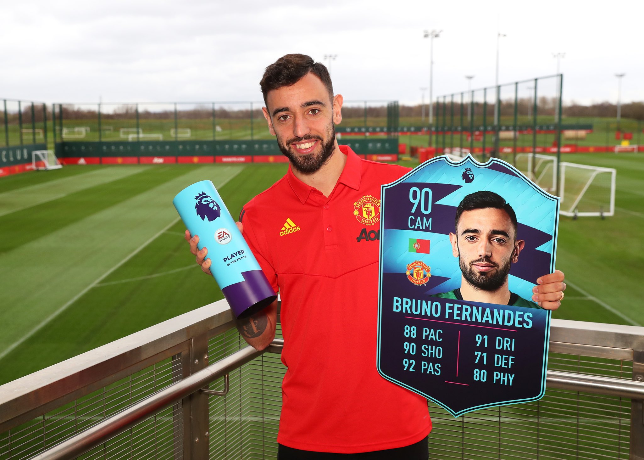Bruno Fernandes Wins Premier League Player Of The Month  