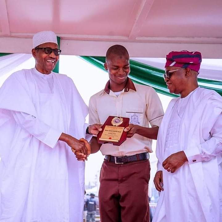 Meet Akintade Abdullahi, Osun Student Who Got Buhari's Scholarship For Emerging Best Scientist of The Year
