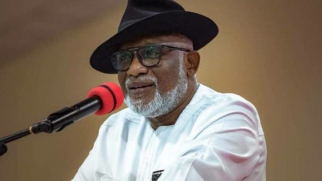 State Governments Cannot Fund Community Police - Akeredolu