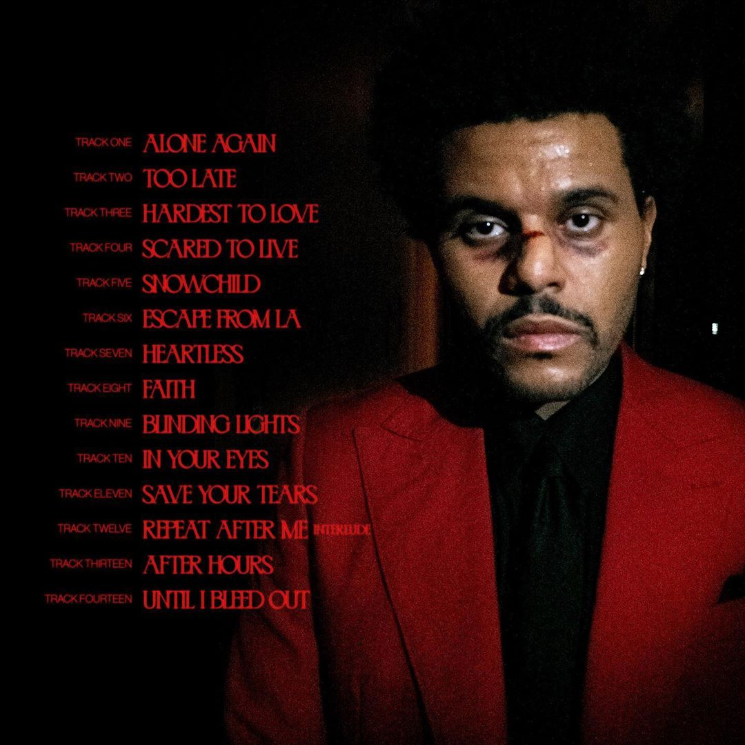 The Weeknd Out With New Album, "After Hours"  