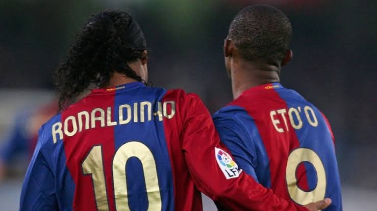 Samuel Eto'o's Message To Ronaldinho As He Celebrated His Birthday In Jail