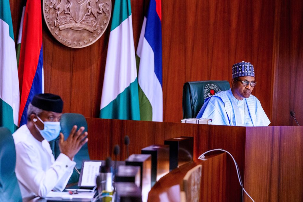 [PHOTOS] New Chief Of Staff Gambari Attends FEC Meeting  