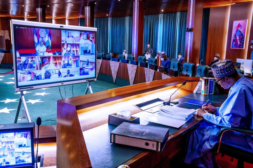 [PHOTOS] New Chief Of Staff Gambari Attends FEC Meeting  