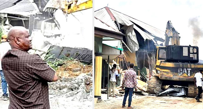 Rivers Govt. Infected Manager Of Demolished Hotel With COVID-19, Owner Alleges