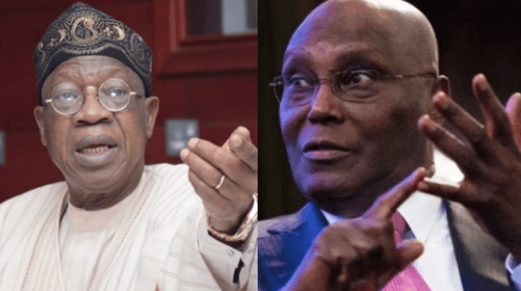 Lai Mohammed Tackles Atiku Over 'False' Claims On Nigeria's Debt Profile  