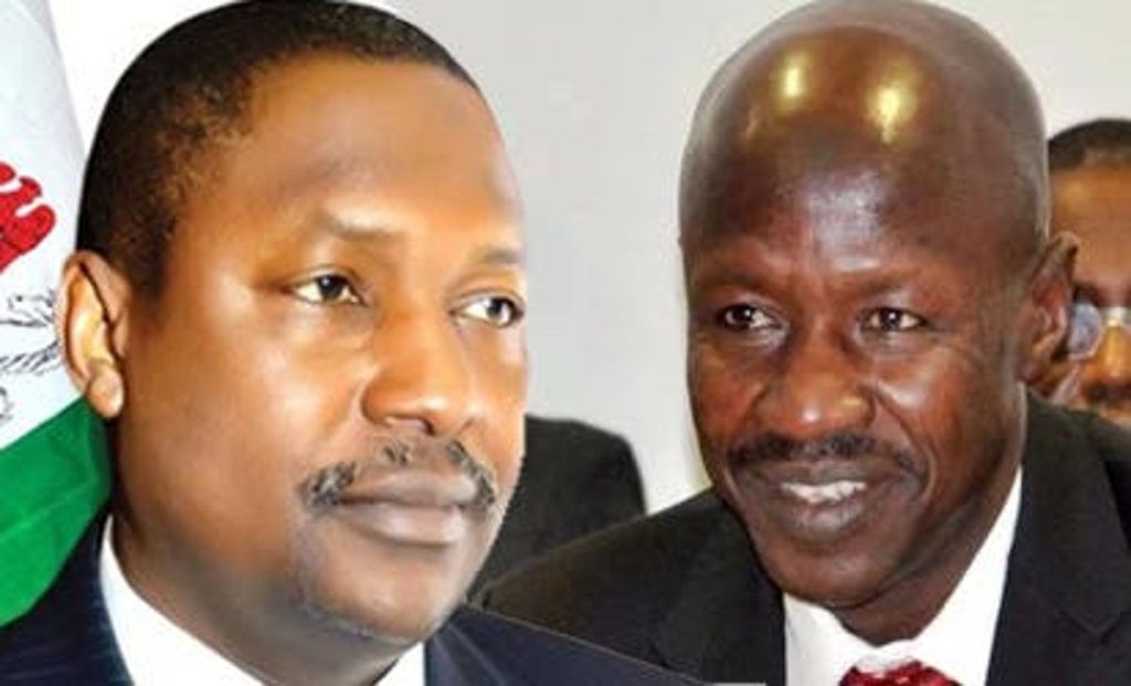 Malami Wants Buhari To Sack EFCC Boss Magu Over Corruption Allegations  