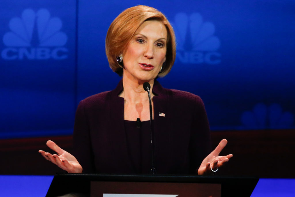 Carly Fiorina Declares She's Voting For Joe Biden  