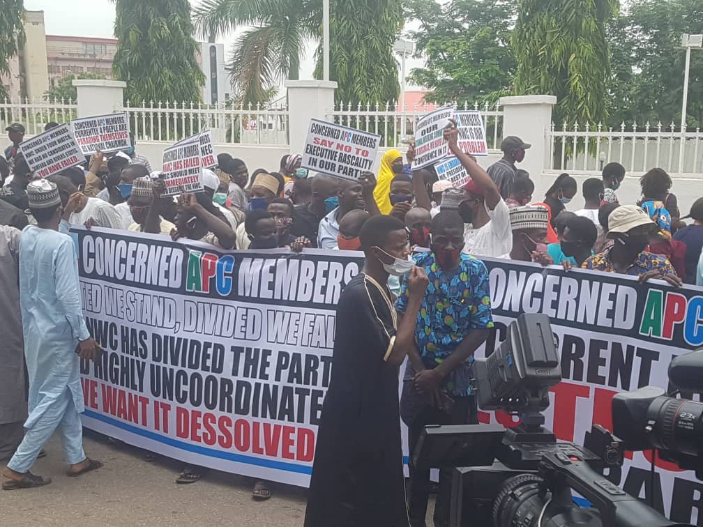 APC Crisis: Protesters Want NWC Dissolved  