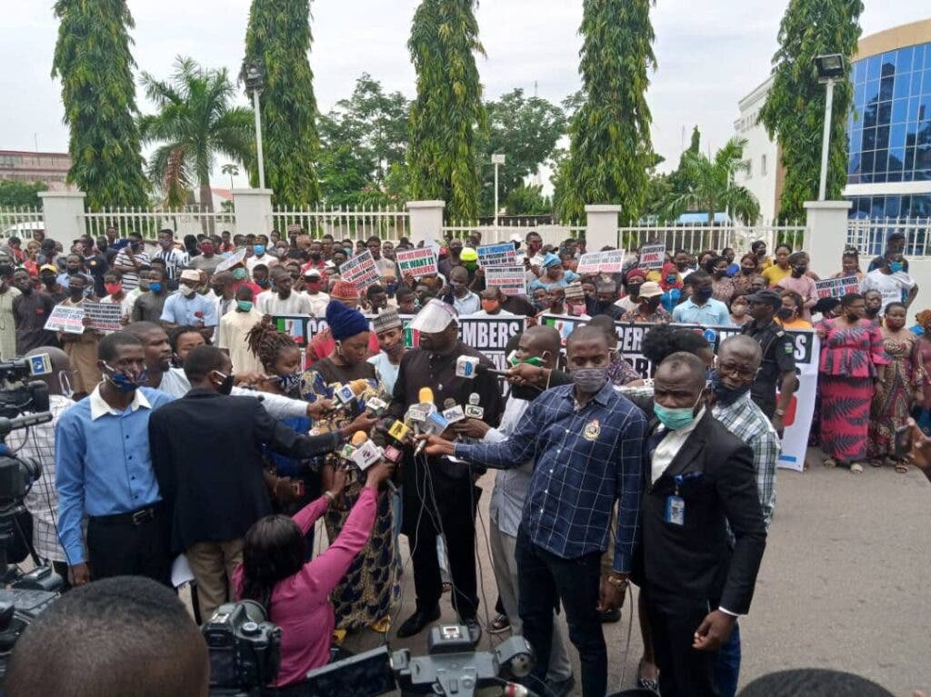 APC Crisis: Protesters Want NWC Dissolved  