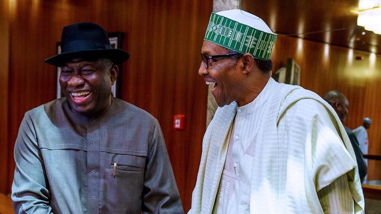 Jonathan Praises Buhari’s Government