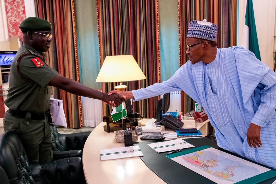 Insecurity: Buhari Meets Army Chief Buratai