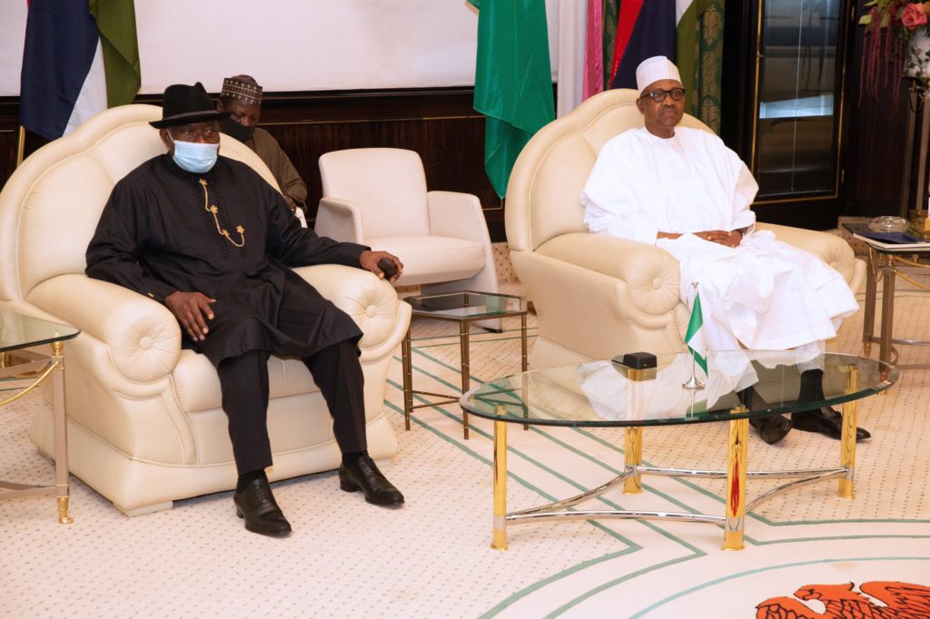 Jonathan Praises Buhari's Government  