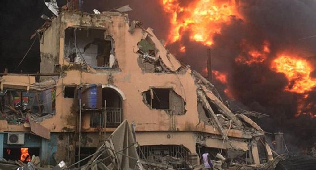 One Killed In Lagos Gas Explosion  