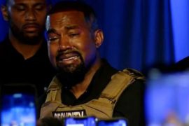 Kanye West Sheds Tears At First Presidential Rally  