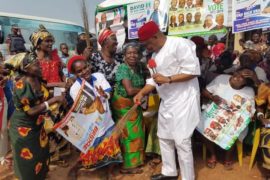 Orji Kalu Receives Hero's Welcome In Abia After Stint In Jail  
