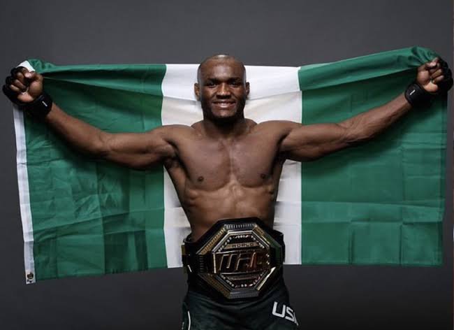 Buhari Reacts As Kamaru Usman Retains UFC Welterweight Belt