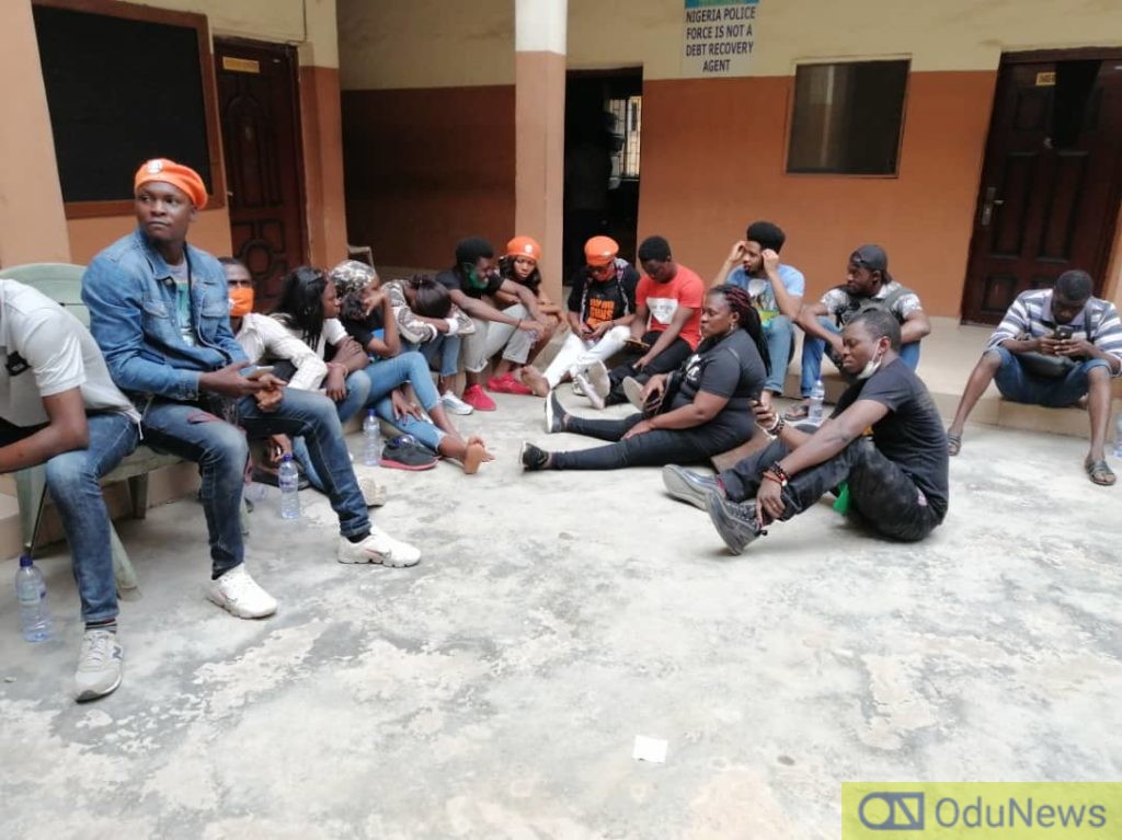#RevolutionNow: Police Arrest Agba Jalingo, 18 Other Protesters In Lagos [PHOTOS]  