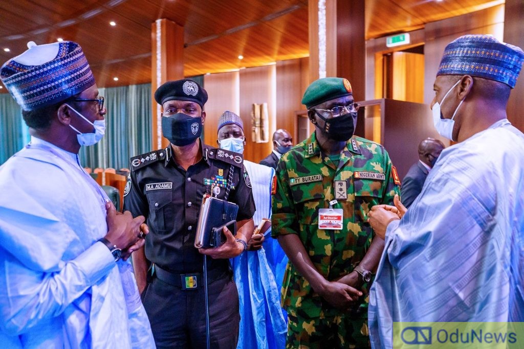 Insecurity: Buhari Meets North-East Governors, Security Chiefs  