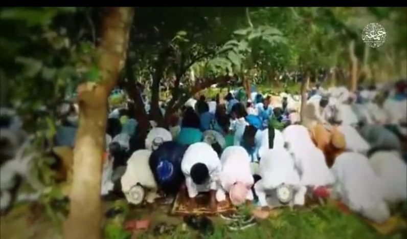 Fears Of Boko Haram In North Central Grow As New Video Shows Terrorists Observing Eid Prayers In Niger State  