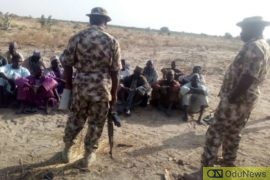 Boko Haram Commander, Four Wives Surrender To Nigerian Army  