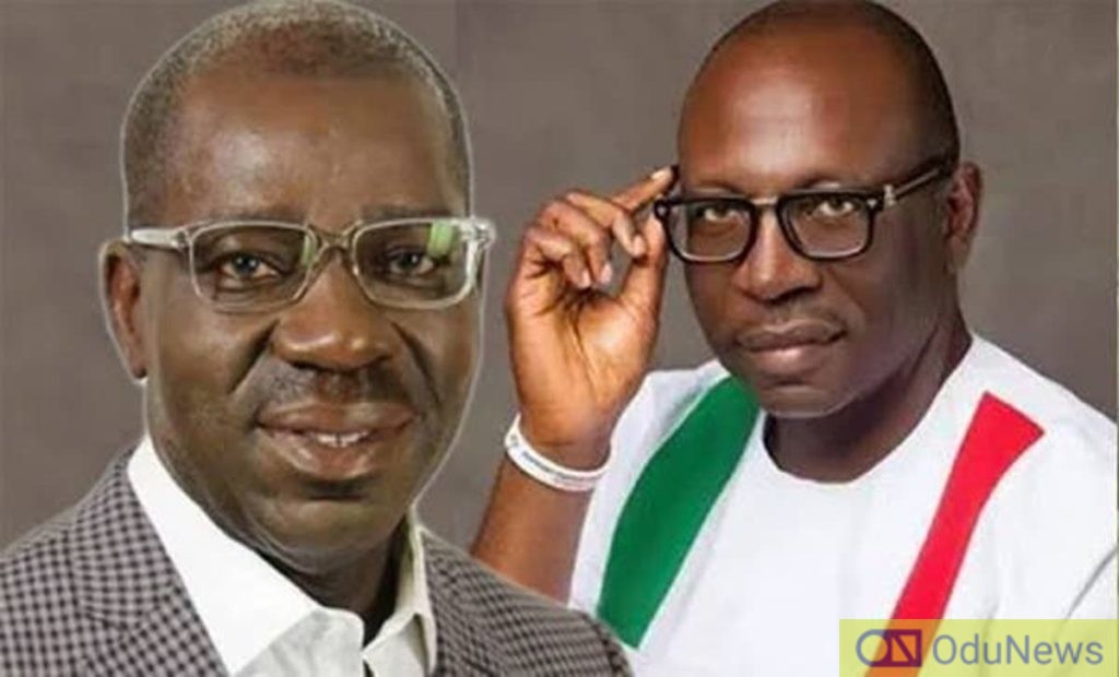 #EdoDecides2020: Two LGAs Left As Obaseki Leads Ize-Iyamu With Over 85,000 Votes  