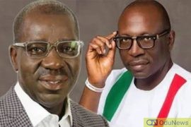 #EdoDecides2020: Two LGAs Left As Obaseki Leads Ize-Iyamu With Over 85,000 Votes  