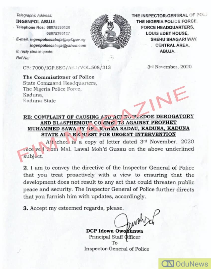 Police IG Gives Order On Rahama Sadau's 'Blasphemous' Photos  