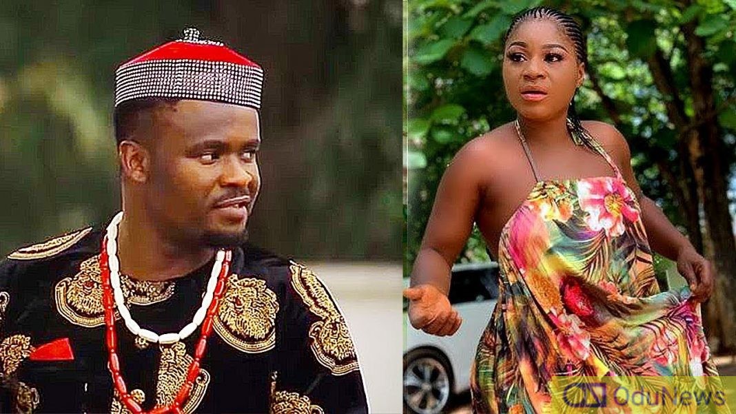See How Zubby Michael Rained Money On Destiny Etiko At Her Father’s Funeral  
