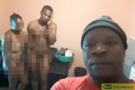 This Man Caught He Wife And Best Friend In Bed And He Took A Selfie With Them  