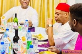 Former Minister Fani-Kayode Hosts Senator Orji Kalu (Photos)  