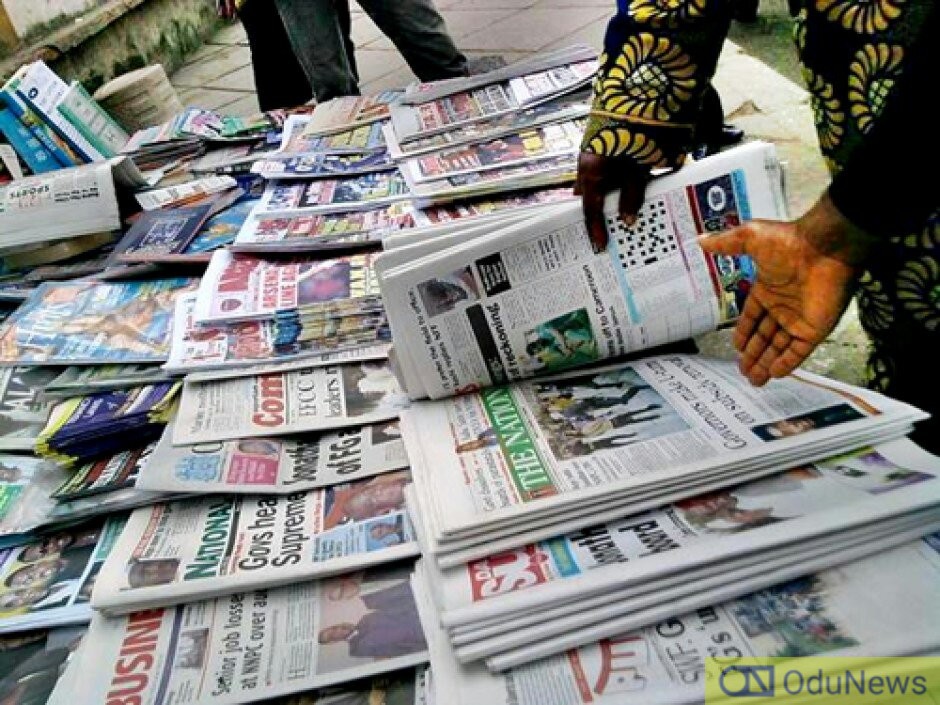 Nigerian Newspapers Today: Headlines & Highlights For Monday, 22