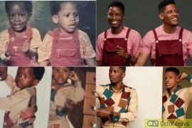 BBNaija's Elozonam And His Twin Bro Recreate Photos From Their Childhood  