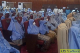 Photos As Zamfara Girls Arrive Government House  