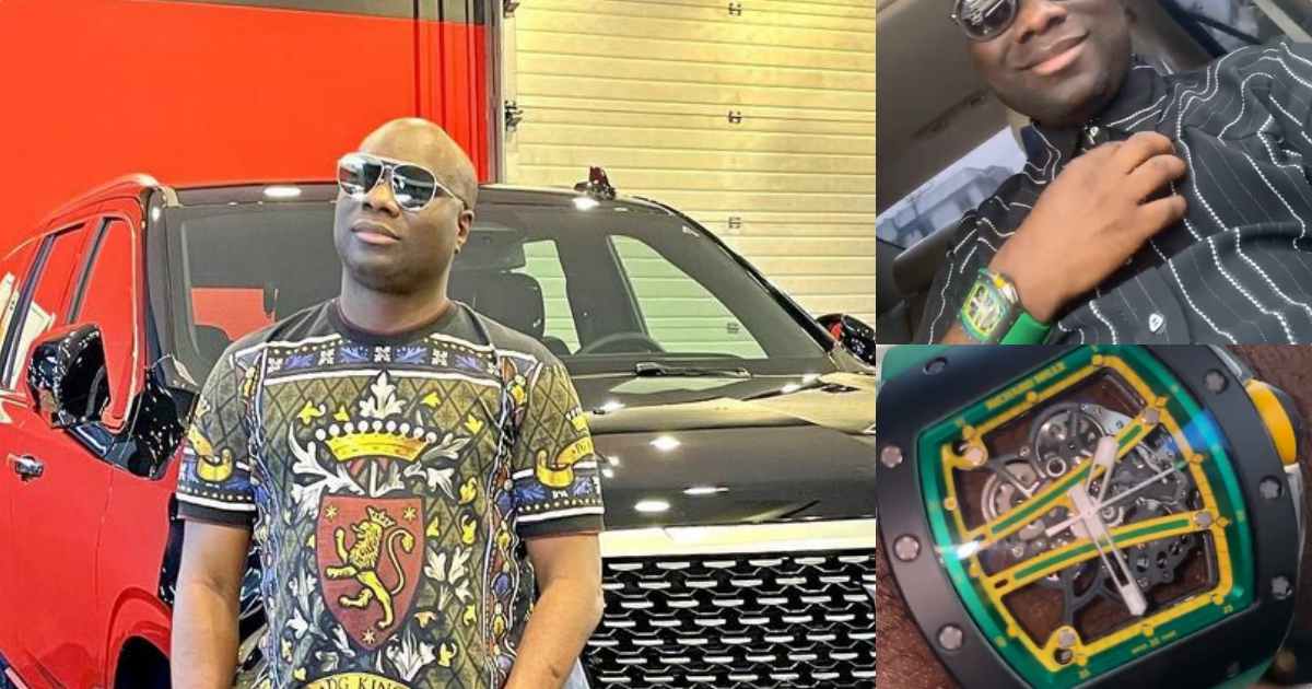 Mompha shows off Richard Mille wristwatch worth N118M (Video)