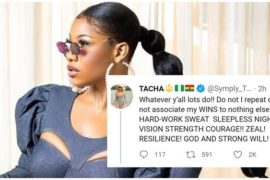 Tacha blasts troll who cited her as example of how easy it is for an 'idiot' to become celebrity  