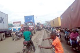 "Gridlock, Truck Parks, Road Construction" - Lagos Residents Bemoan Okada Ban On Apapa Road  