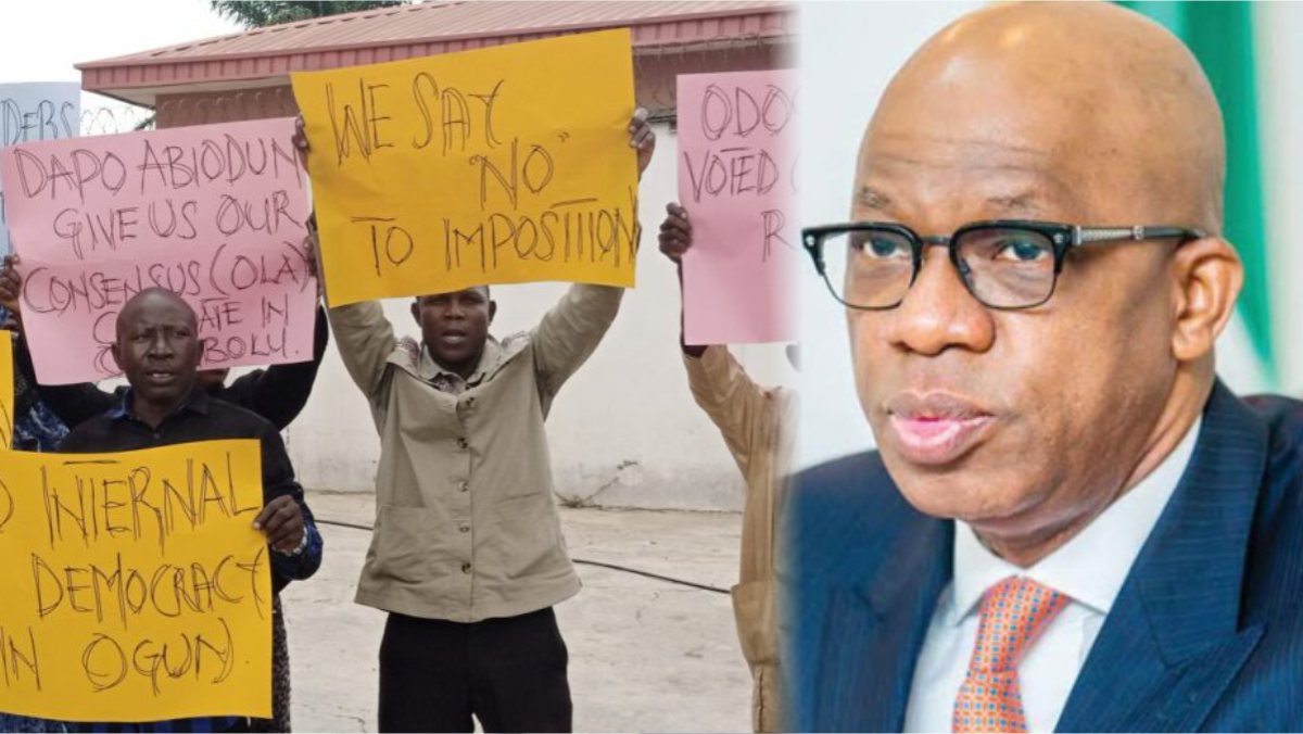 Ogun APC Members Protest Over Delegates List