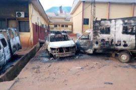 [VIDEO] Thugs Set EEDC Office On Fire In Anambra  