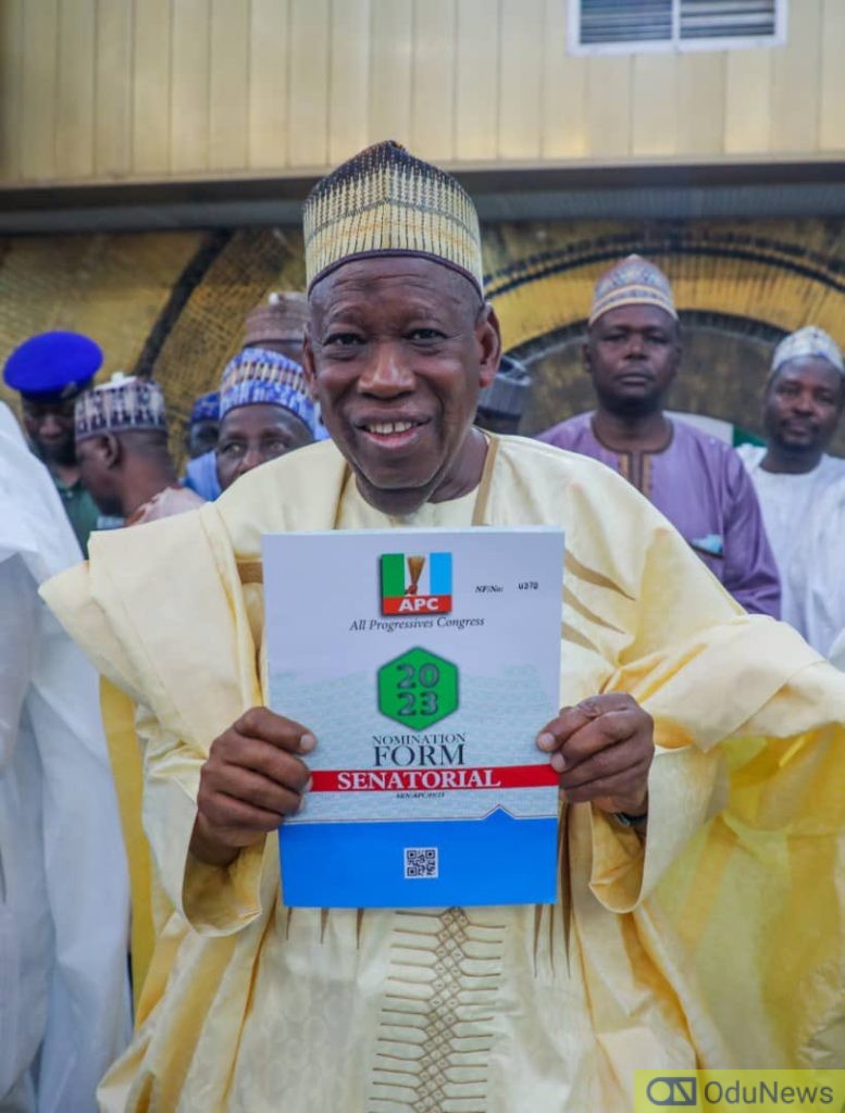 Kano Governor, Ganduje, Picks APC Senatorial Form  